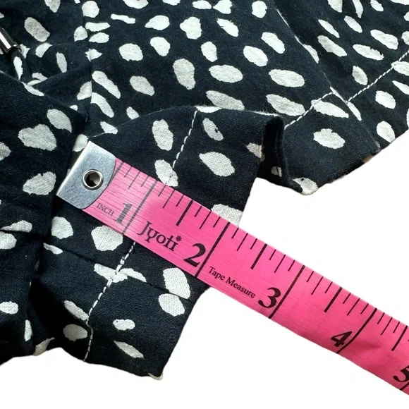 FREE PEOPLE: Lace -Up Bennett Polka Dot Shorts -Size 0 - Picture 8 of 13